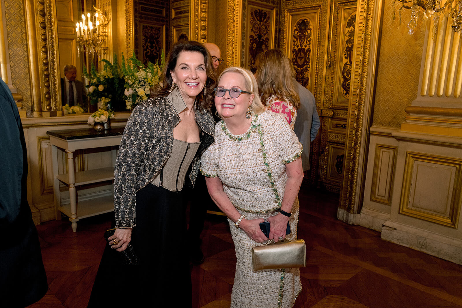 Karen Gray-Krehbiel and Cindy Galvin at the Quai d'Orsay